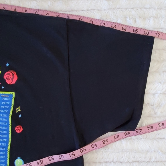 CA Lottery 'Dia De Los Muertos' black short sleeve graphic tee UNISEX NWOT  2XL - Picture 3 of 8